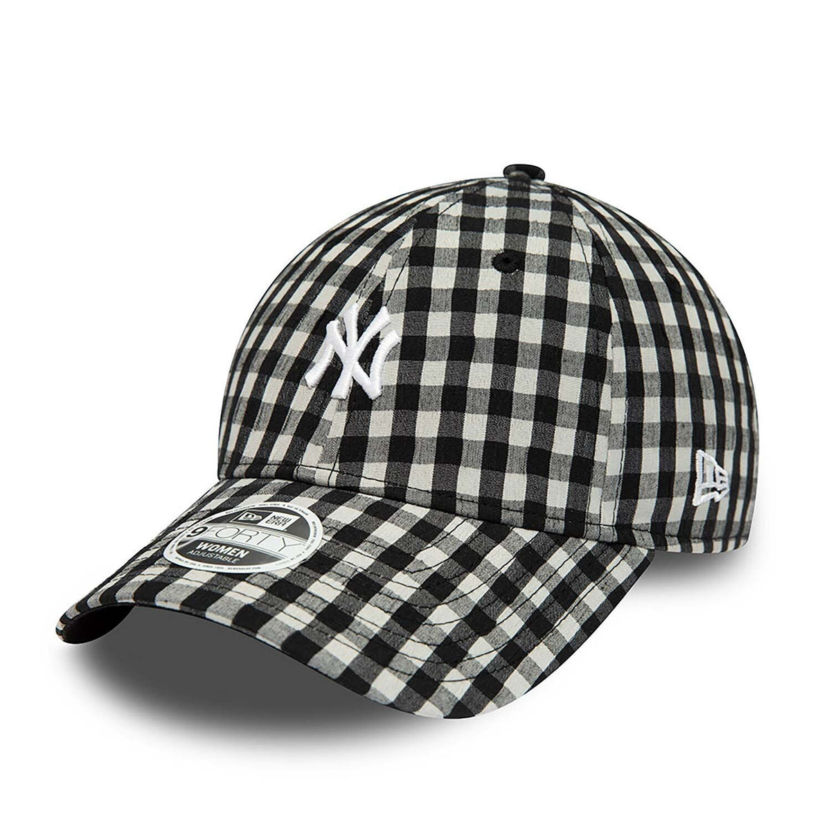 Casquette 9FORTY New York Yankees Gingham Noir