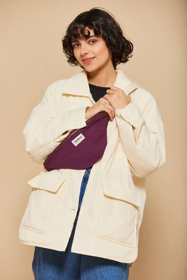 Sac banane OLIVIA Prune