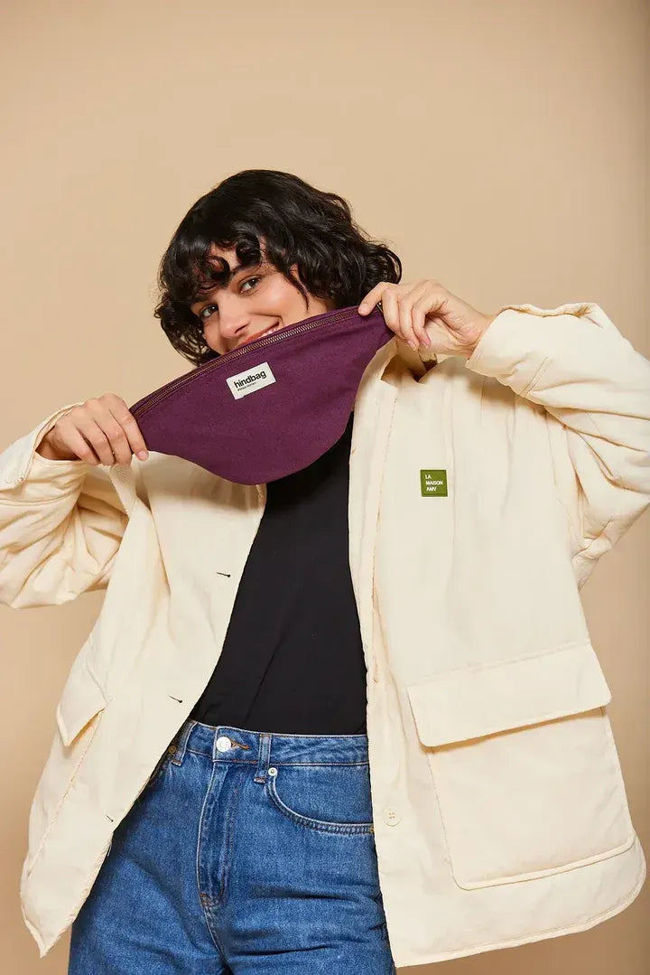 Sac banane OLIVIA Prune