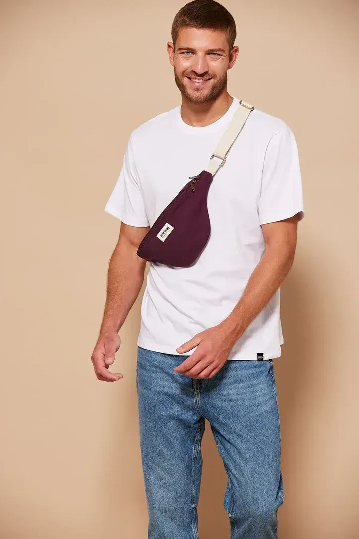 Sac banane OLIVIA Prune