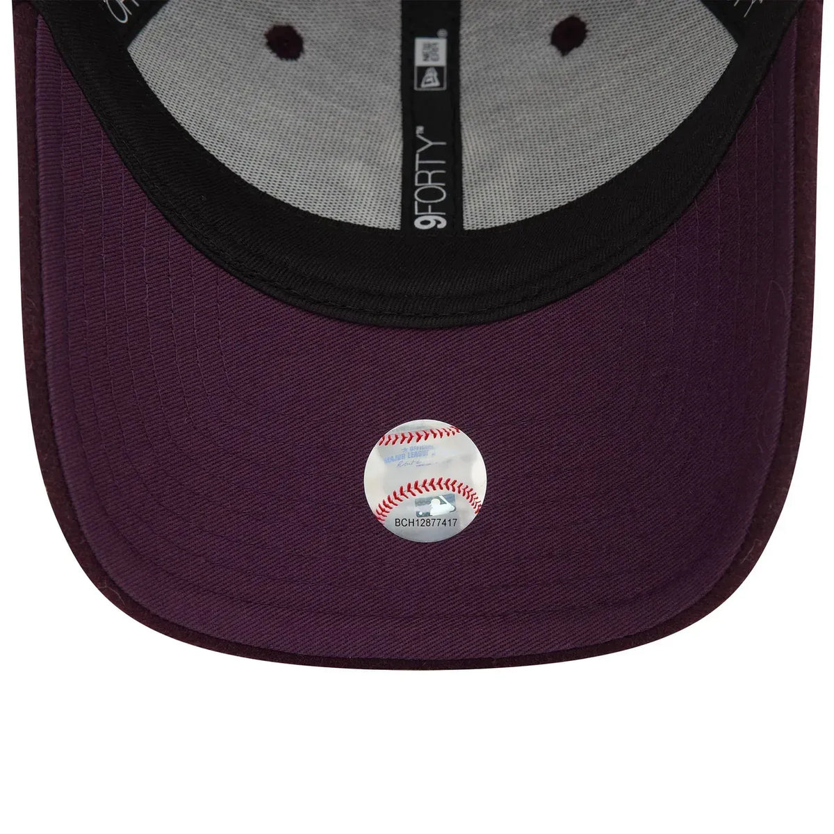 Casquette 9FORTY Adjustable New York Yankees Melton Wool Violet