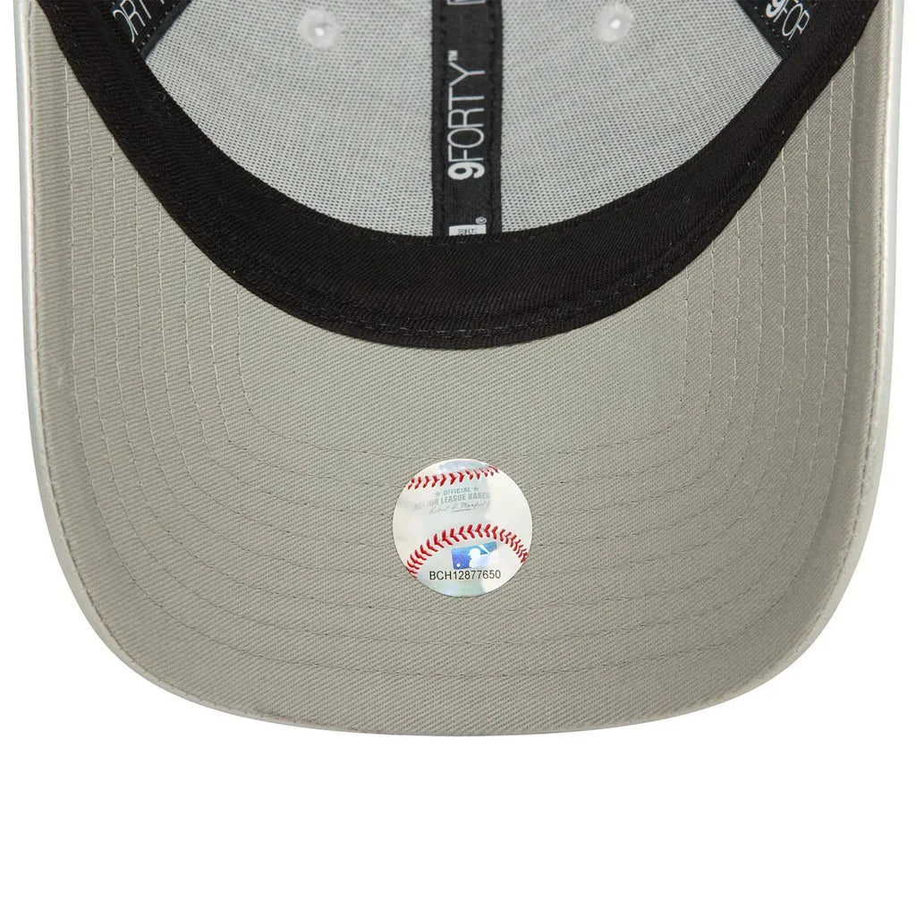 Casquette 9FORTY Adjustable New York Yankees Midi PU Gris