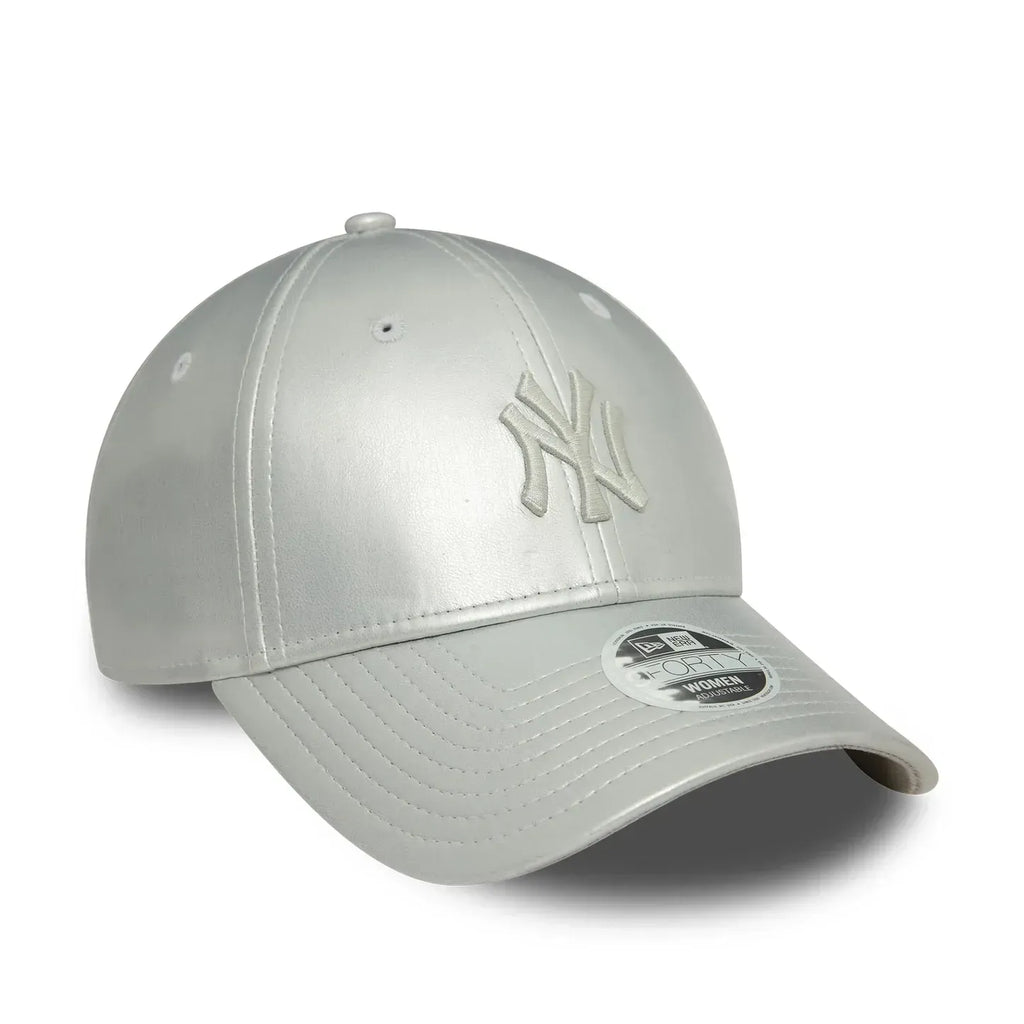 Casquette 9FORTY Adjustable New York Yankees Midi PU Gris