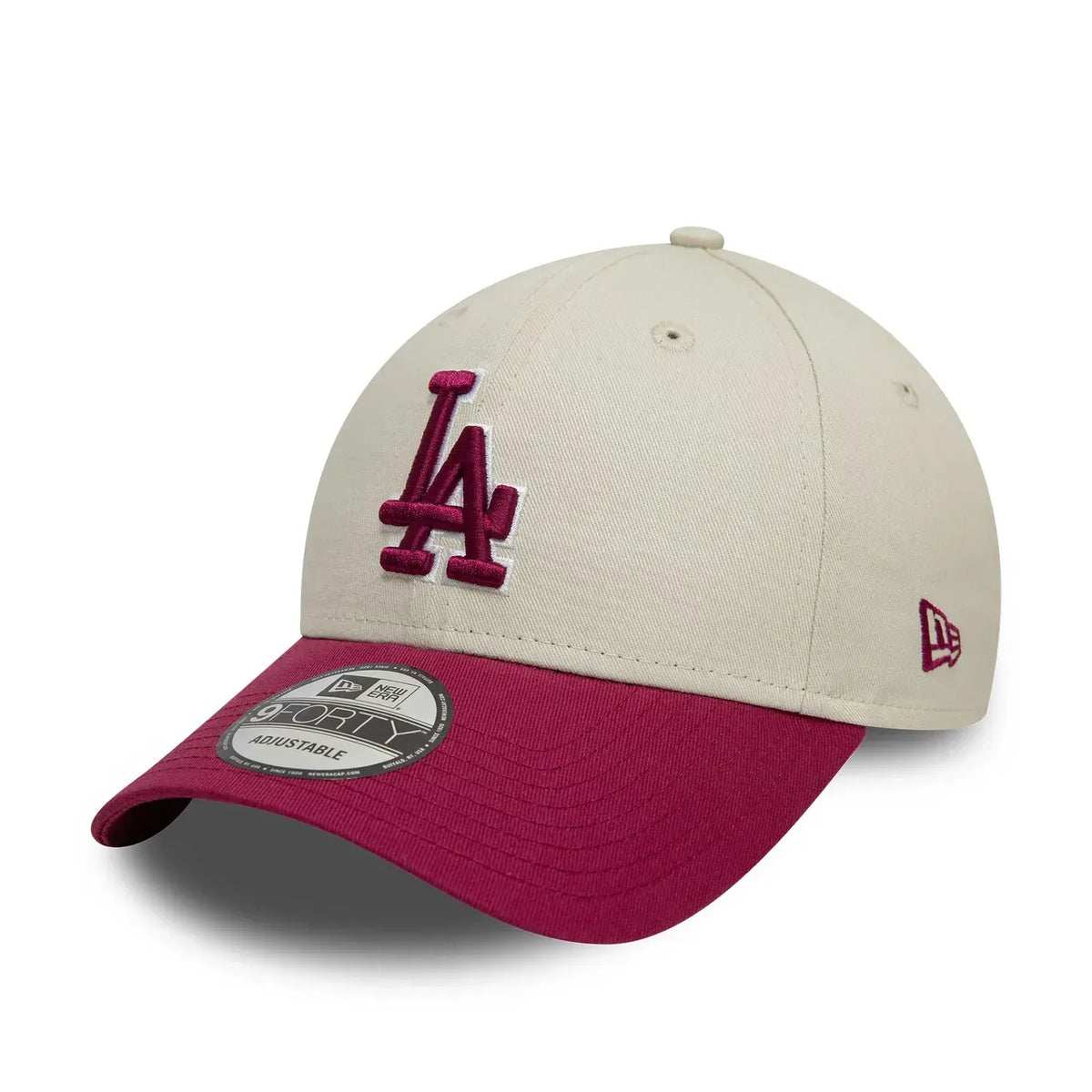 Casquette 9FORTY Adjustable LA Dodgers World Series Patch Crème