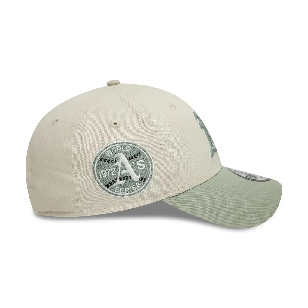 Casquette 9FORTY Adjustable Oakland Athletics World Series Patch Crème