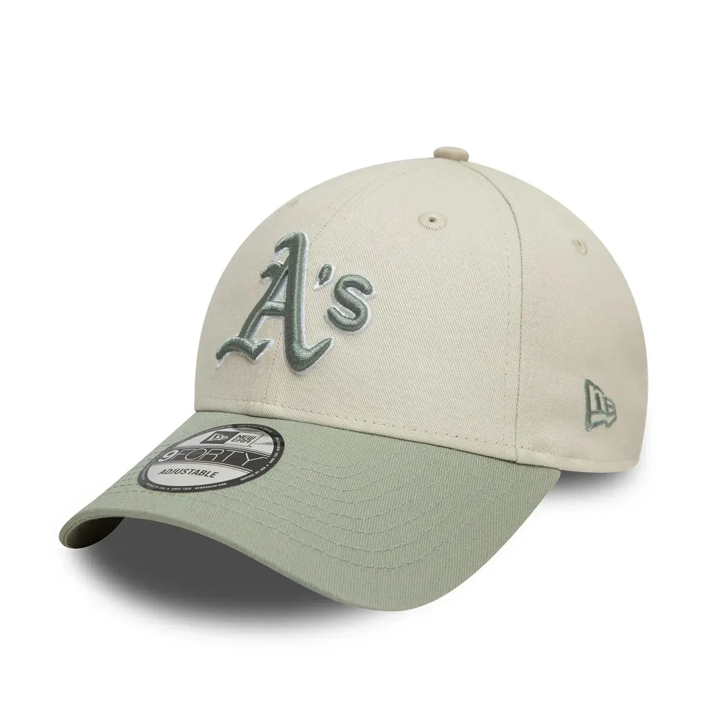 Casquette 9FORTY Adjustable Oakland Athletics World Series Patch Crème