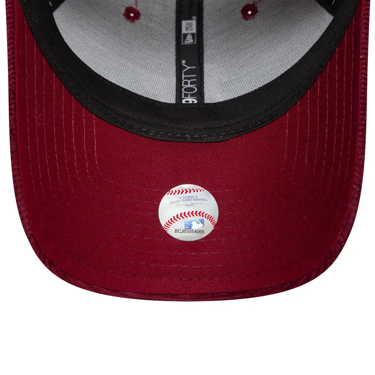 Casquette 9FORTY Adjustable Oakland Athletics Cord Rouge Foncé