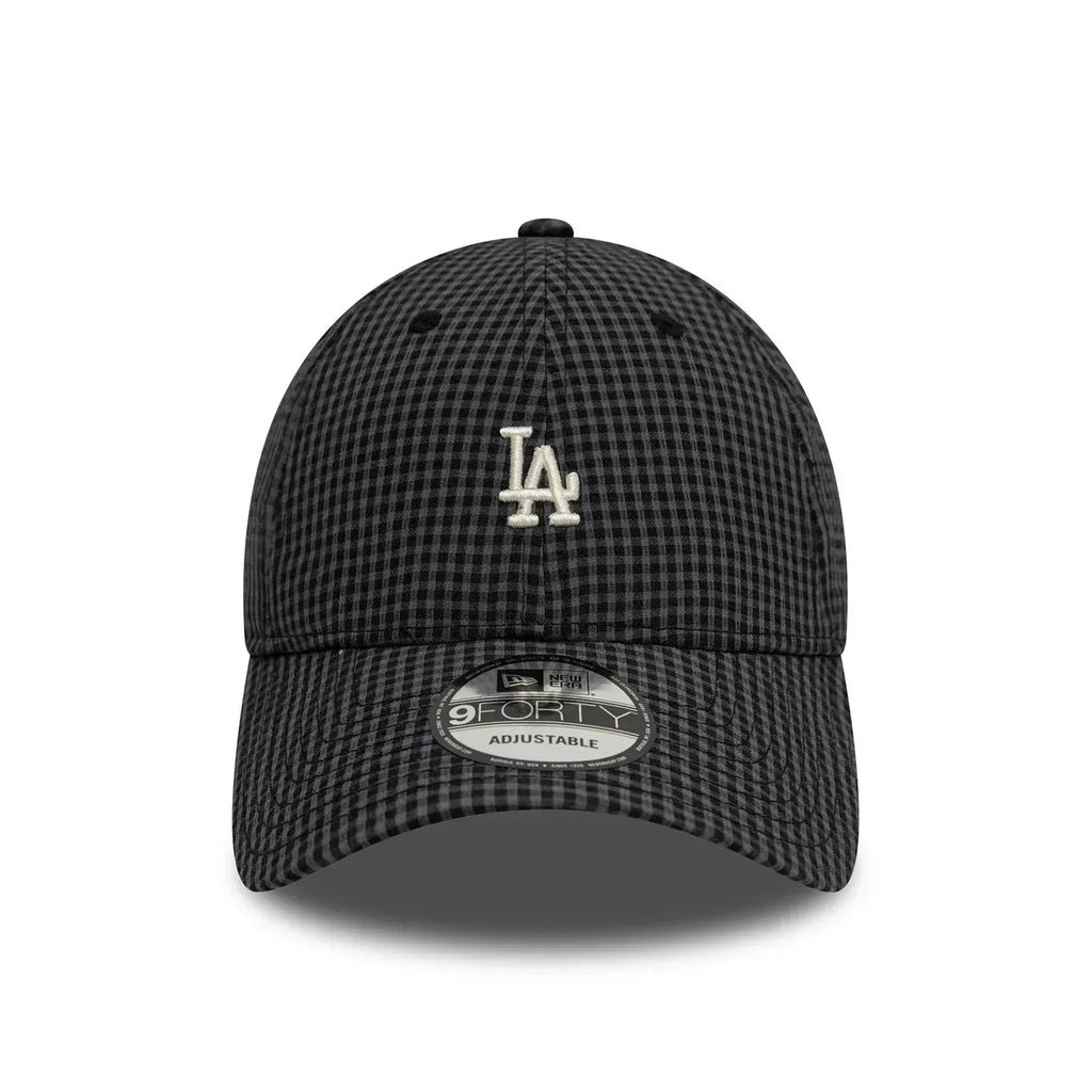 Casquette 9FORTY Adjustable LA Dodgers Seersucker Noir
