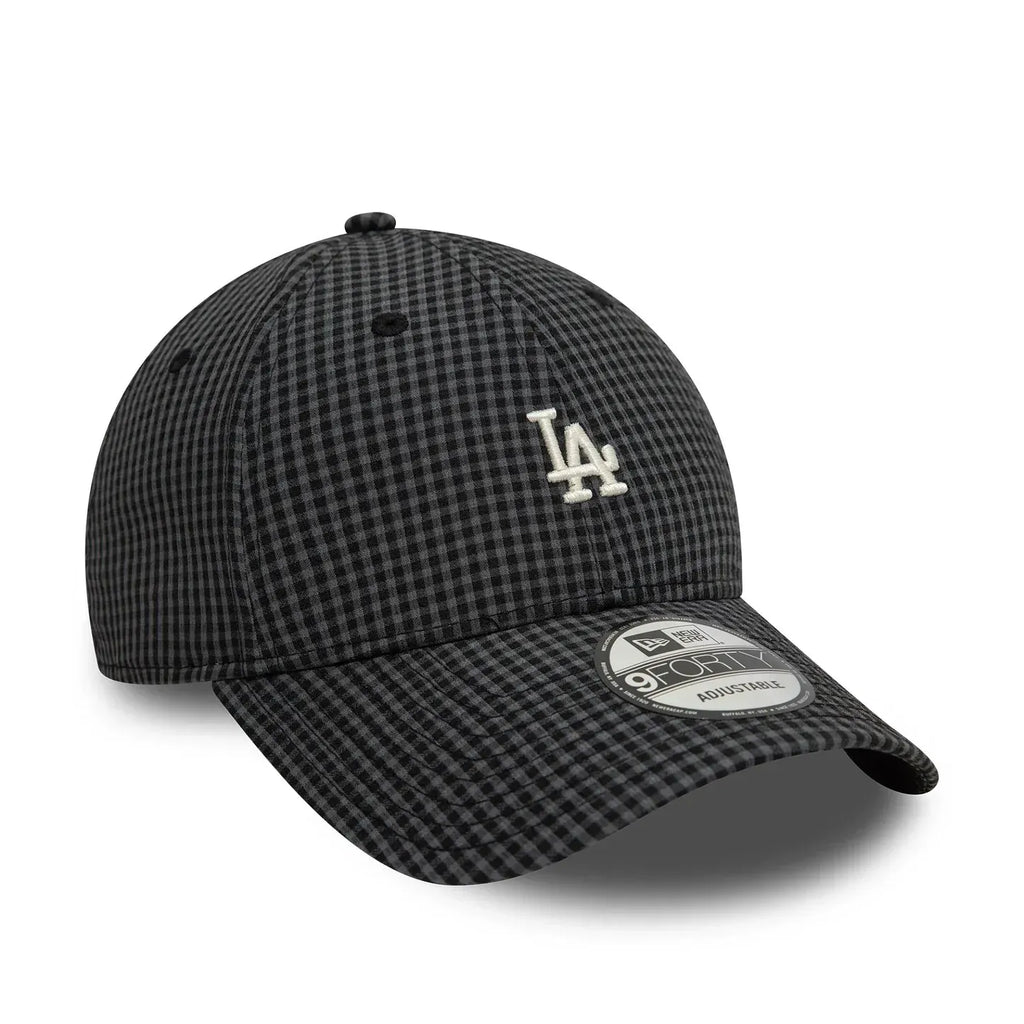 Casquette 9FORTY Adjustable LA Dodgers Seersucker Noir