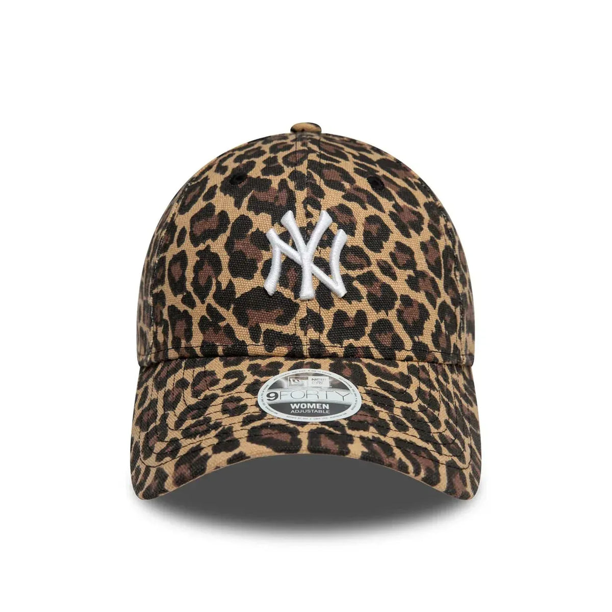Casquette 9FORTY Adjustable New York Yankees Leopard Noir - Femme