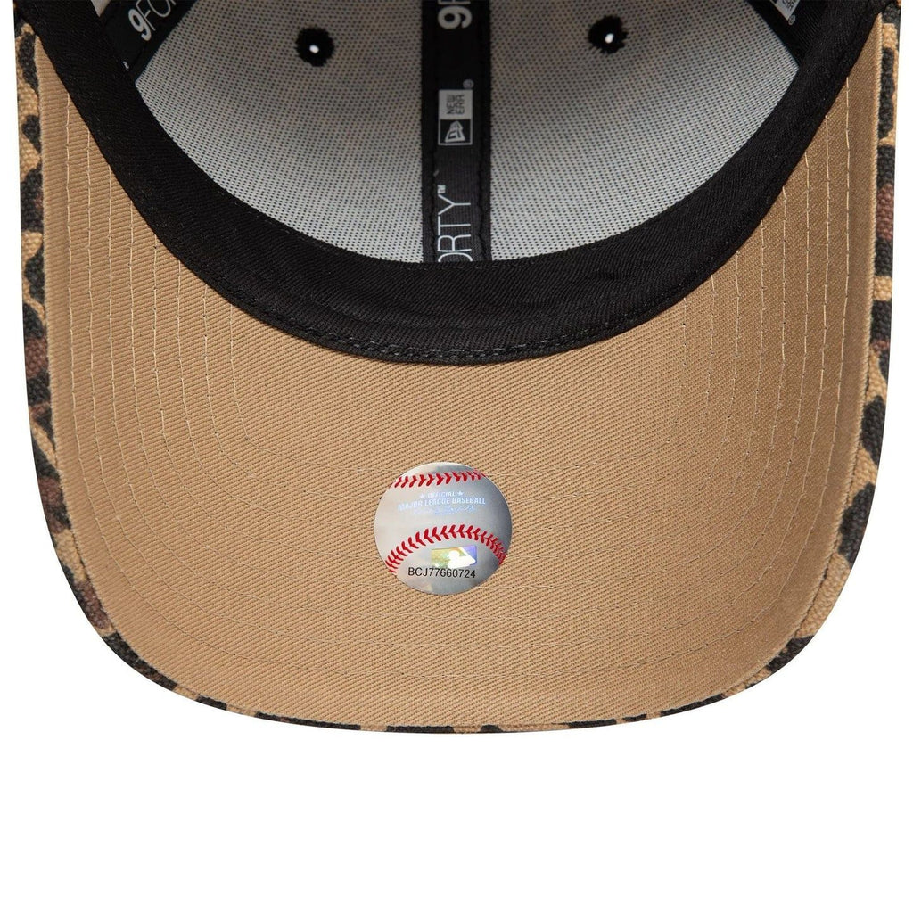 Casquette 9FORTY Adjustable New York Yankees Leopard Noir - Femme