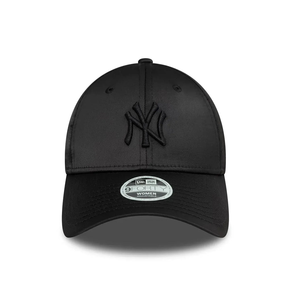 Casquette 9FORTY Adjustable New York Yankees Satin Noir - Femme