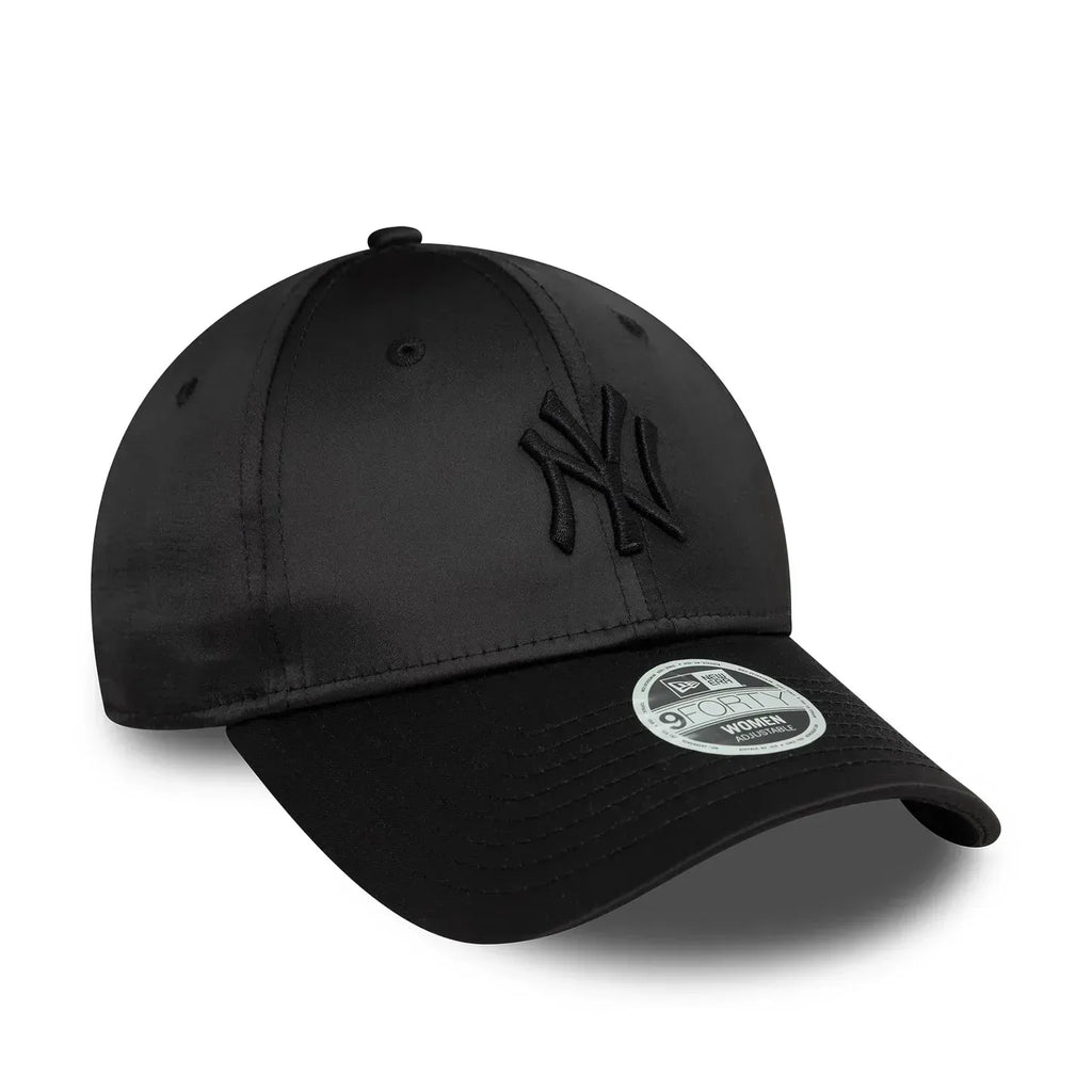 Casquette 9FORTY Adjustable New York Yankees Satin Noir - Femme