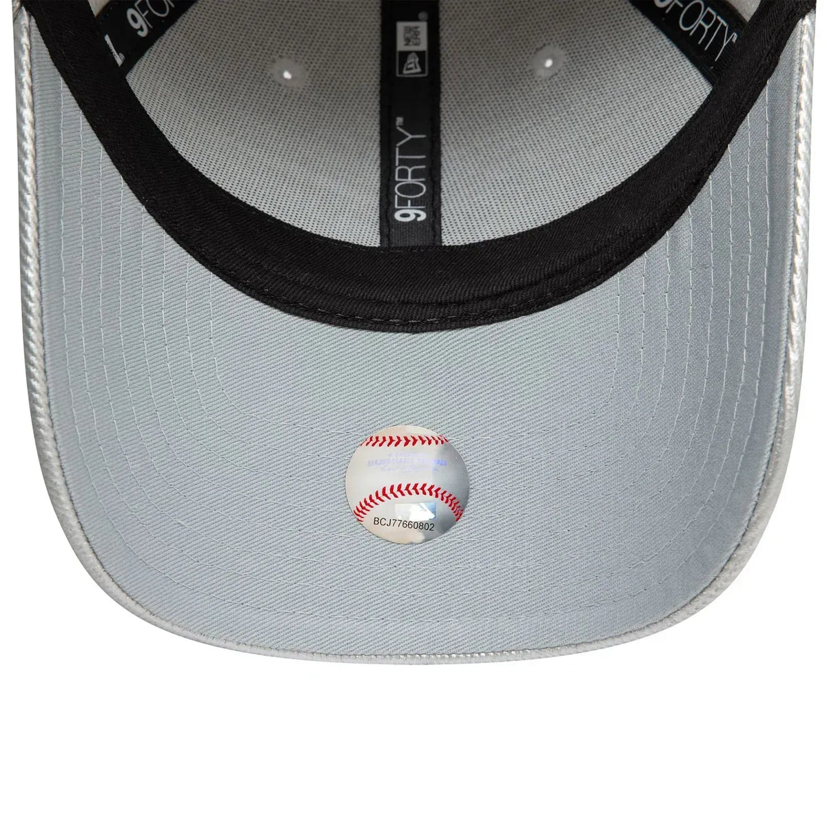 Casquette 9FORTY Adjustable New York Yankees Metallic Denim Gris - Femme