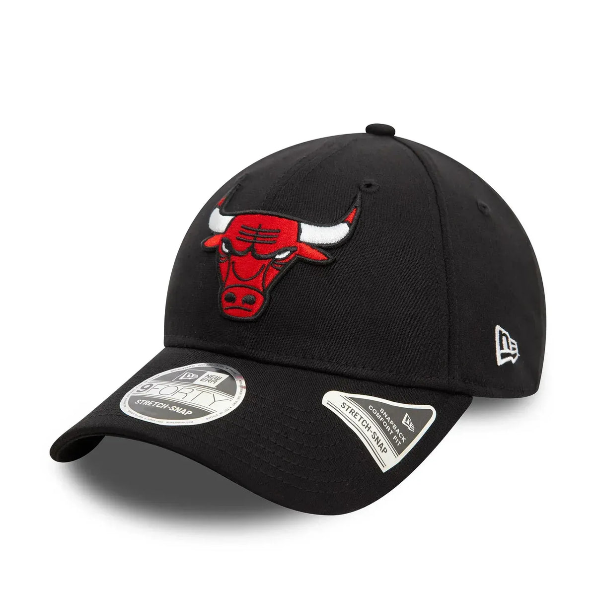 Casquette 9FORTY Stretch Snap Chicago Bulls NBA Noir