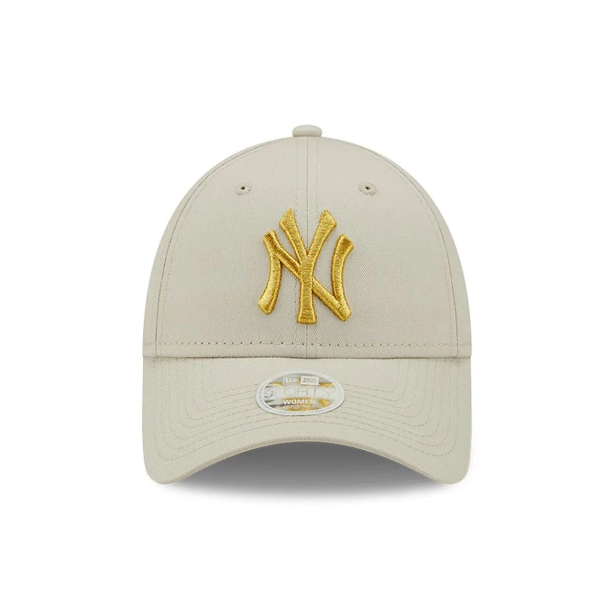 Casquette 9FORTY New York Yankees Metallic Logo Crème - Femme