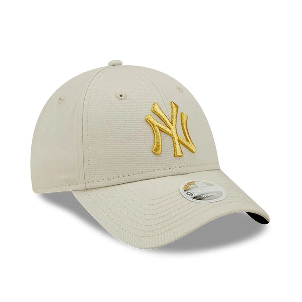 Casquette 9FORTY New York Yankees Metallic Logo Crème - Femme