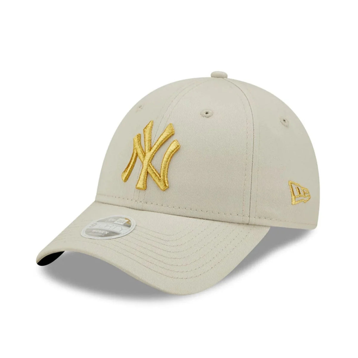 Casquette 9FORTY New York Yankees Metallic Logo Crème - Femme