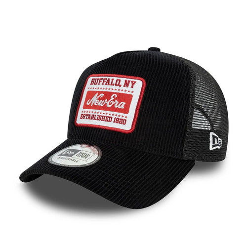 Casquette 9FORTY A-Frame Trucker New Era Patch Cord Noir