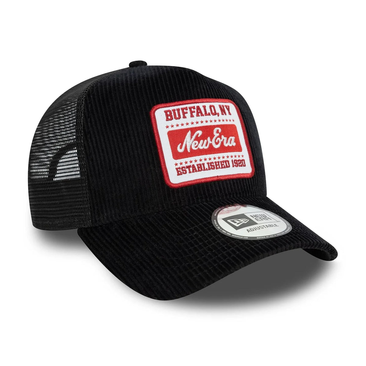 Casquette 9FORTY A-Frame Trucker New Era Patch Cord Noir