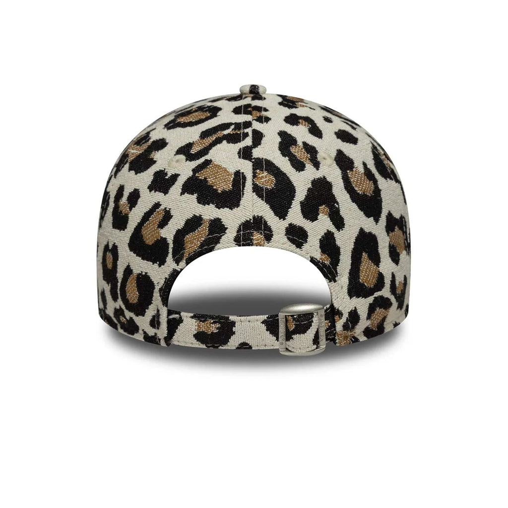 Casquette Femme 9FORTY New York Yankees MLB Leopard Midi Beige