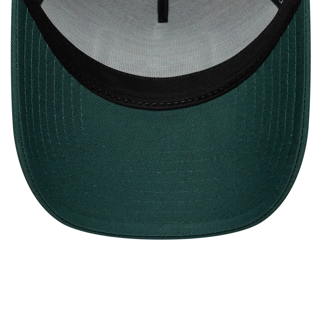 Casquette 9FORTY A-Frame Trucker New Era Patch Vert Foncé