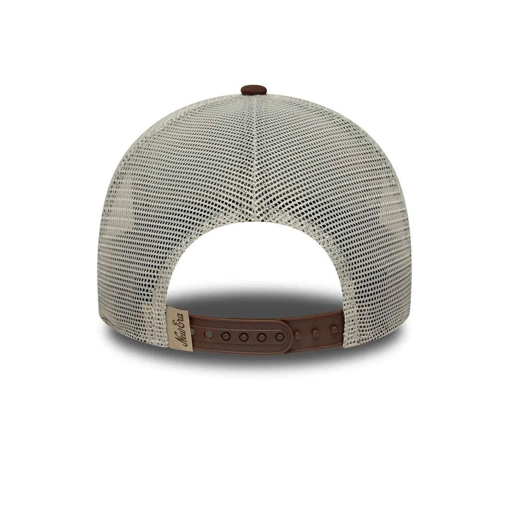 Casquette 9FORTY A-Frame Trucker New Era Patch Marron