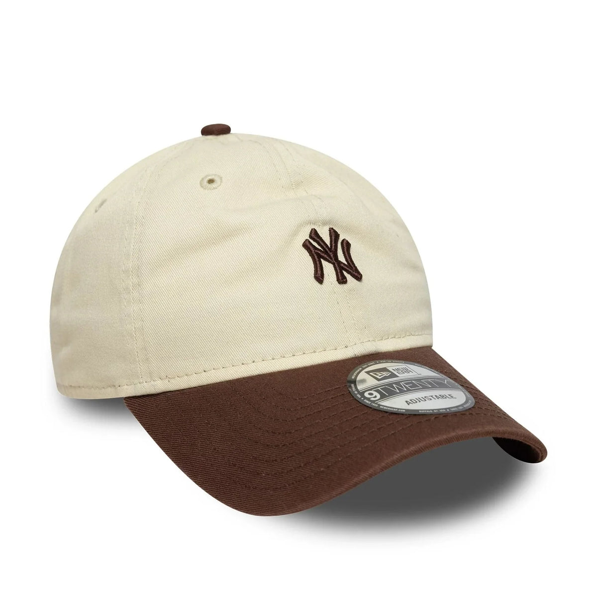 Casquette 9TWENTY New York Yankees MLB Mini Logo Marron Foncé