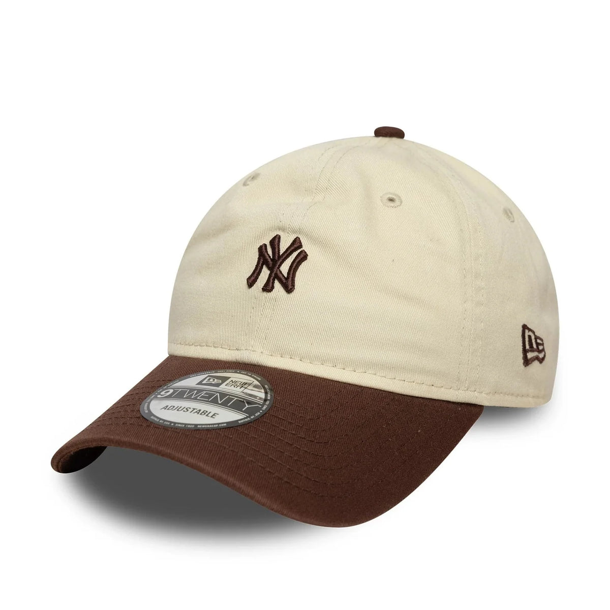 Casquette 9TWENTY New York Yankees MLB Mini Logo Marron Foncé
