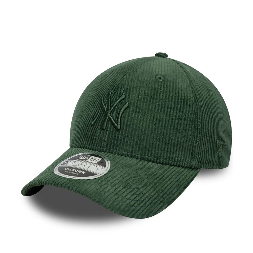 Casquette 9FORTY M-Crown New York Yankees MLB Cord Vert foncé