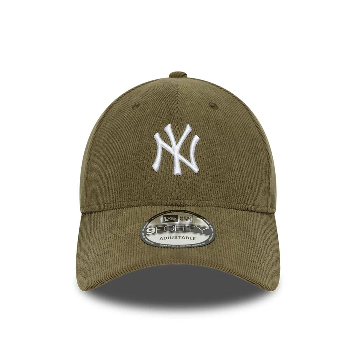 Casquette 9FORTY Velours Côtelé New York Yankees MLB Vert Foncé